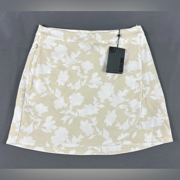 G/FORE Dresses & Skirts - G/FORE Women's Golf Skort Floral Print 6 Beige Polyester